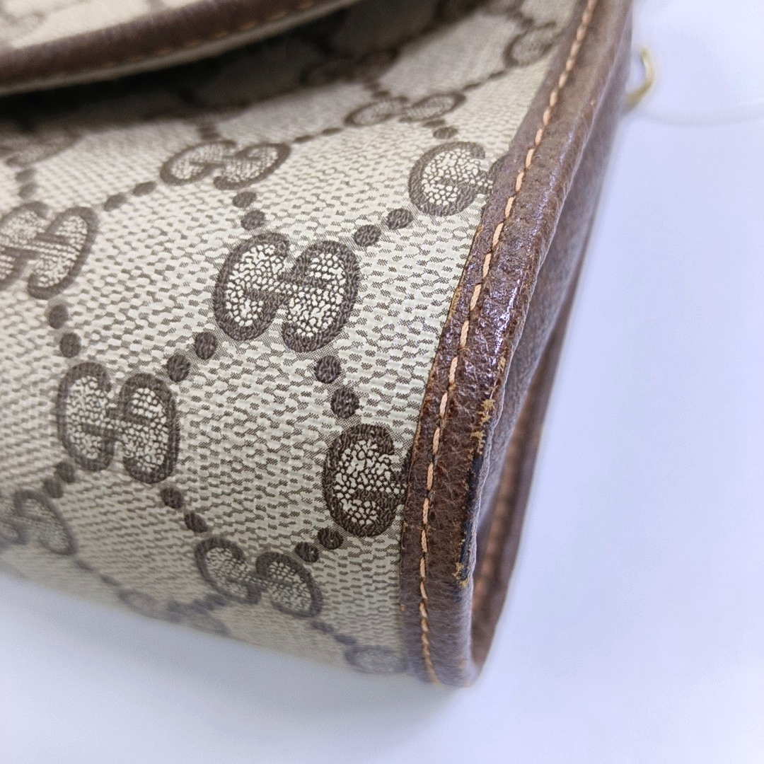 GUCCI Ebony Canvas Handbag Golden hardware-(SKU)-959784440