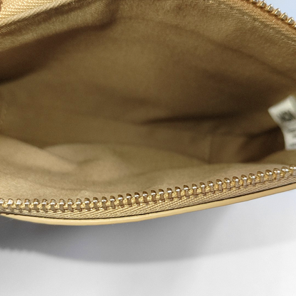 MCM DELMY mini Khaki Coated Canvas Monogram Single Shoulder Bag Handbag Crossbody Golden hardware shoulder straps-(SKU)-944497283