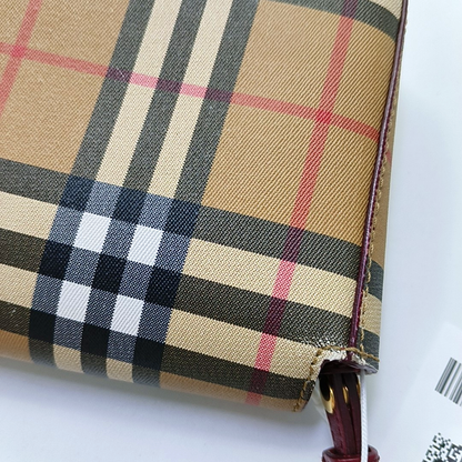 BURBERRY Small size Red Cowhide Single Shoulder Bag Golden hardware Removable shoulder strap-(SKU)-954789335