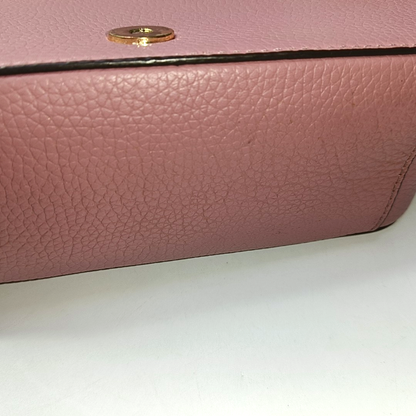 TORY BURCH Thea Red Bean Color Leather Quilted Fringe Single Shoulder Bag Crossbody Bag Golden hardware-(SKU)-938683728