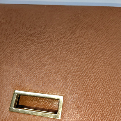 MCM Brown Cowhide Single Shoulder Bag Tote Golden hardware-(SKU)-930978260