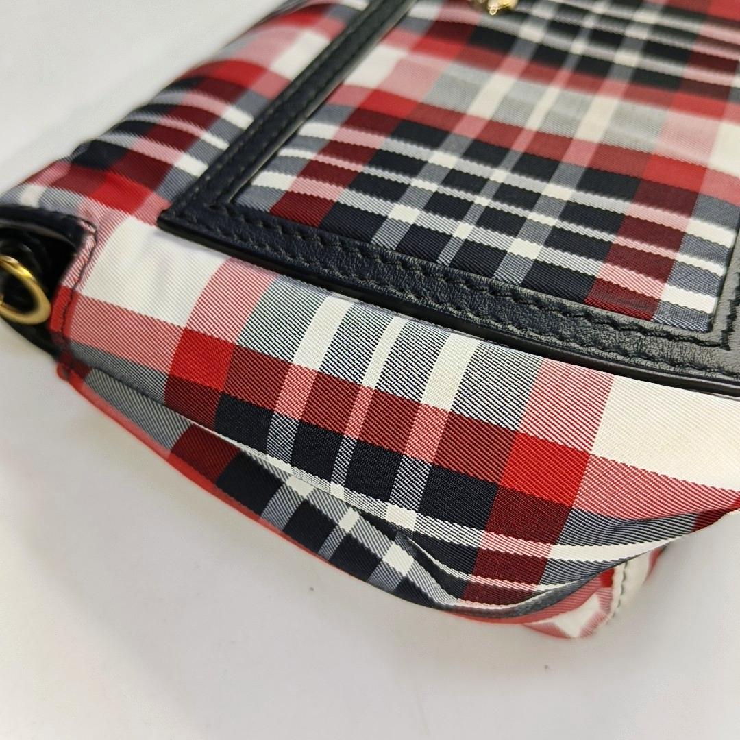 BURBERRY Colorblock Fabric Single Shoulder Bag Crossbody Bag Silver Hardware Removable shoulder strap-(SKU)-957481216