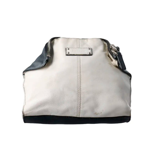 Alexander McQUEEN Tote bag White Cow Leather Handbag Silver Hardware-(SKU)-12290962