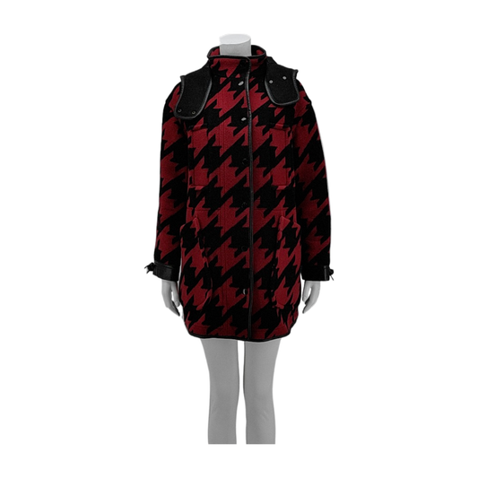 COACH XScode Autumn and winter red wool ladies mid-length coat-(SKU)-944561806