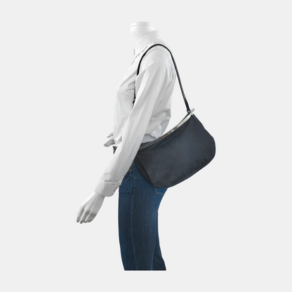 FENDI Dark blue denim single shoulder bag crossbody Silver Hardware-(SKU)-944960324