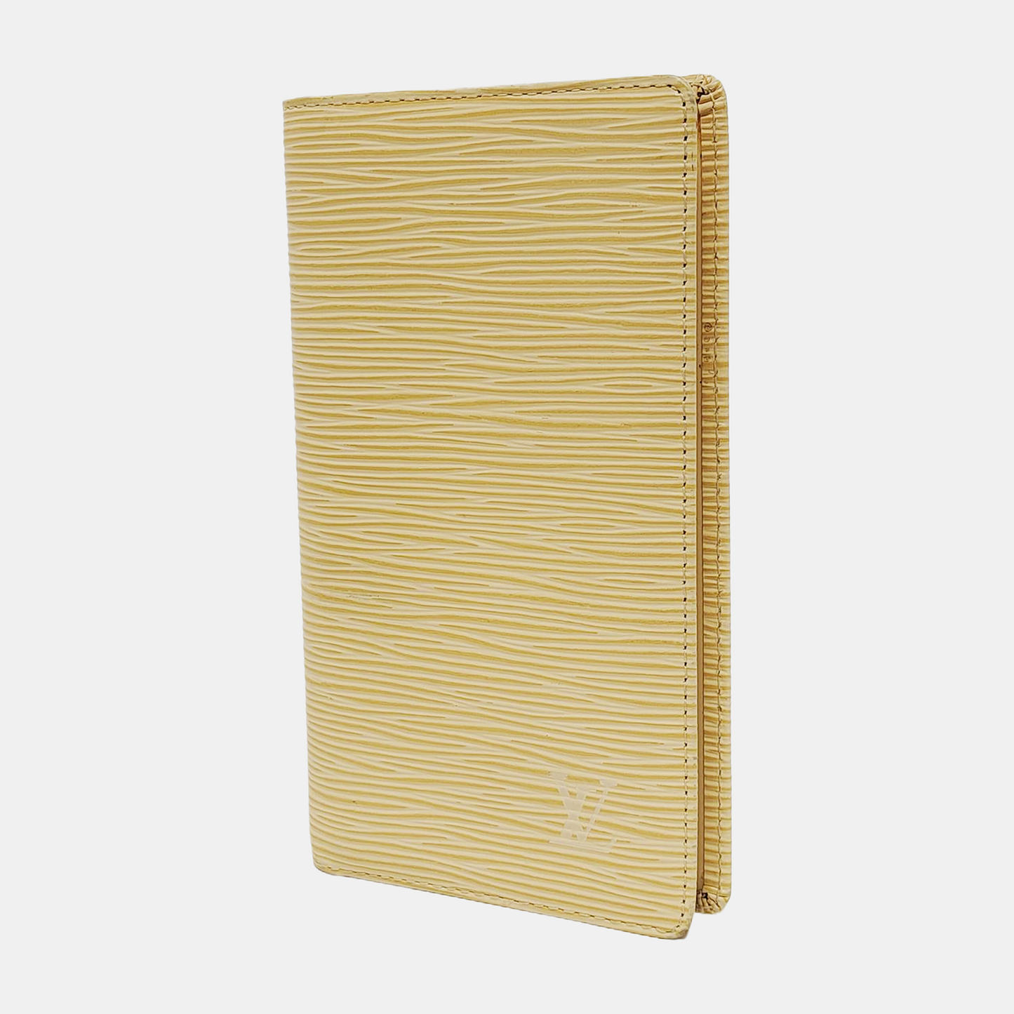 LOUIS VUITTON 黄色EPI牛皮水波纹钱包-(SKU)-943224397