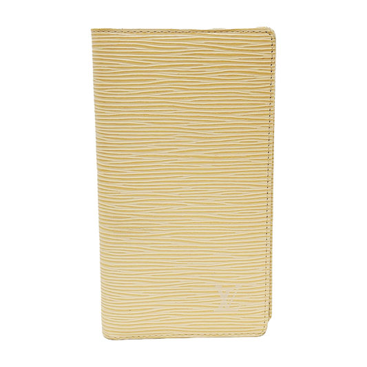LOUIS VUITTON 黄色EPI牛皮水波纹钱包-(SKU)-943224397