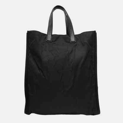 FENDI Monster Black Nylon Tote Bag Silver Hardware-(SKU)-947396911