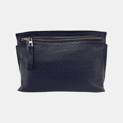 LOEWE Blue Leather Handbag Silver Hardware-(SKU)-948070962