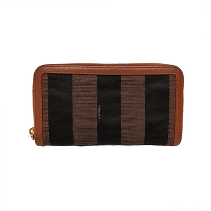 FENDI Multicolor Canvas Wallet Golden hardware-(SKU)-948382276