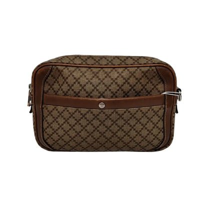GUCCI GG Blooms Small size Khaki Calfskin Printed Handbag Silver Hardware-(SKU)-948628450