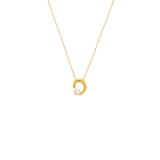 TASAKI 金色925银珍珠项链 Length45.5cm-(SKU)-941822764