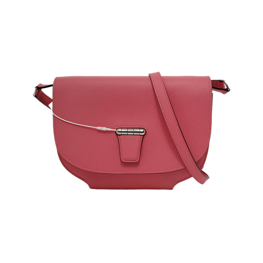 HERMÈS Convoyeur Mini Lipstick Pink Evercolor Leather Single Shoulder Bag Crossbody Bag Detachable Strap-(SKU)-949176364