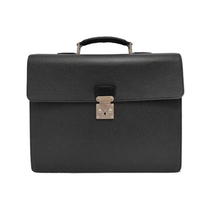LOUIS VUITTON ROBUSTO Black cowhide tote bag Silver Hardware-(SKU)-949370628