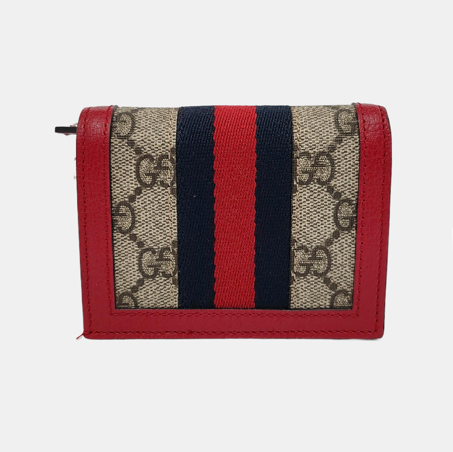 GUCCI Queen Margaret Beige Canvas Monogram Wallet Golden hardware Complete Accessories-(SKU)-949493717