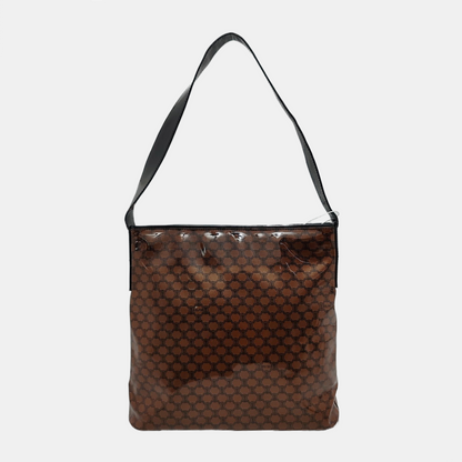 CELINE Tote bag Brown Special Material Triumphal Arch Single Shoulder Handbag Tote Golden hardware-(SKU)-949478098