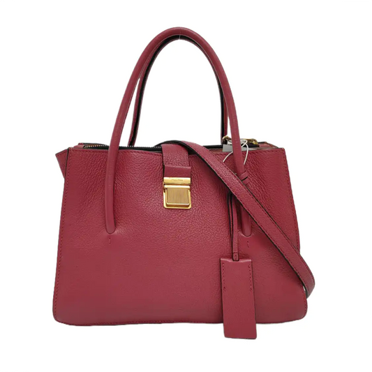 Miu Miu Pink Cowhide Single Shoulder Bag Golden hardware Removable shoulder strap-(SKU)-947216703