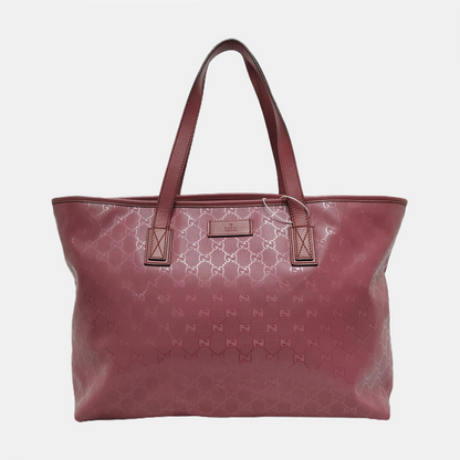 GUCCI GG Imprime Pink coated canvas old flower handbag, single shoulder bag Golden hardware-(SKU)-950148473