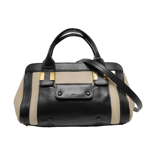 Chloé Alice Multicolor Cowhide Crossbody Handbag Single Shoulder Bag Golden hardware Removable shoulder strap-(SKU)-949951672