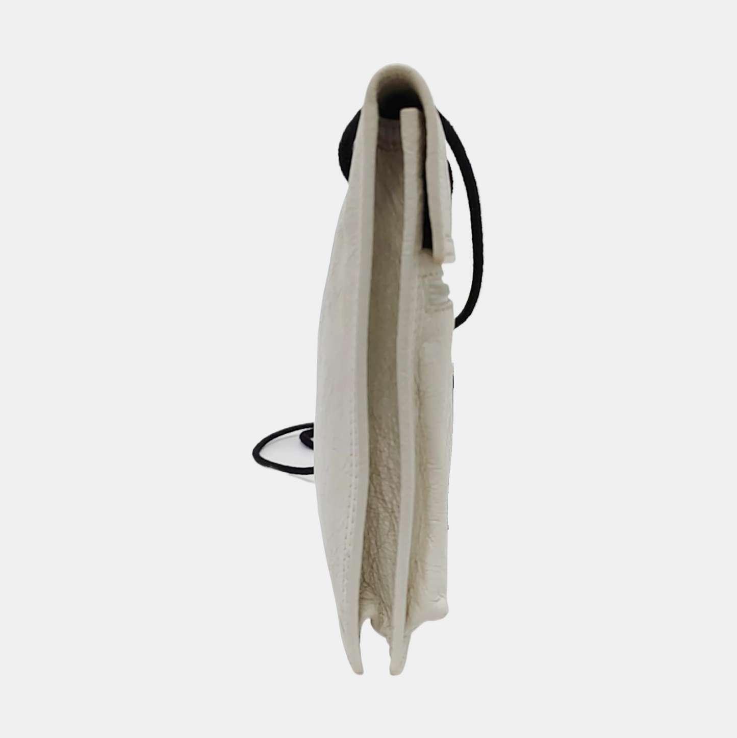 BALENCIAGA Explorer Small size White Sheepskin Single Shoulder Bag Crossbody Bag Black hardware-(SKU)-950105864