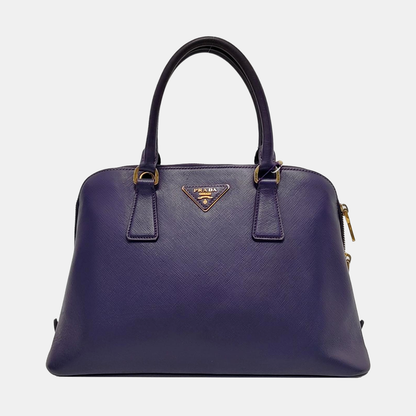 PRADA Promenade Purple Cowhide Logo Monogram Crossbody Shoulder Bag Single Shoulder Bag Golden hardware-(SKU)-950771962
