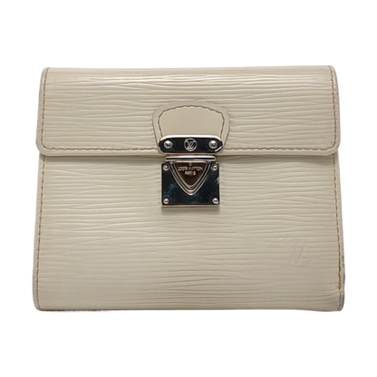 LOUIS VUITTON KOALA 白色EPI牛皮水波纹钱包 Silver Hardware-(SKU)-951270680