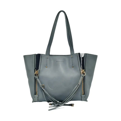 Chloé Milo Light Blue Cowhide Single Shoulder Bag Handbag Golden hardware-(SKU)-951412055
