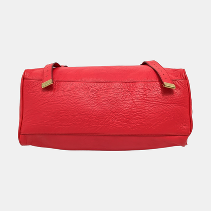 Mulberry Alexa Red Cowhide Single Shoulder Bag Handbag Crossbody Bag Golden hardware Removable shoulder strap-(SKU)-951491621