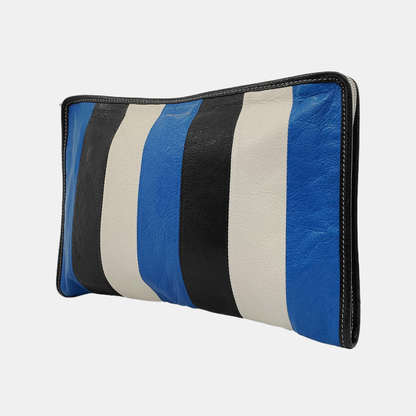 BALENCIAGA Bazar Multicolor Cowhide Clutch Silver Hardware-(SKU)-951793216