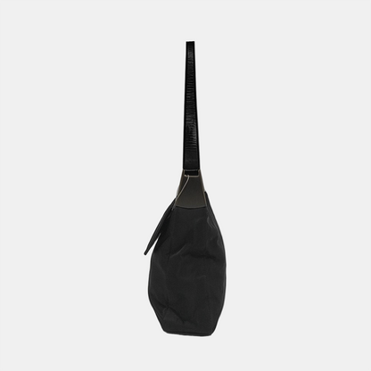PRADA Black Nylon Single Shoulder Bag Silver Hardware-(SKU)-951945134
