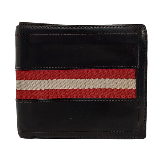BALLY Dark Brown Calf Leather Wallet-(SKU)-951389128