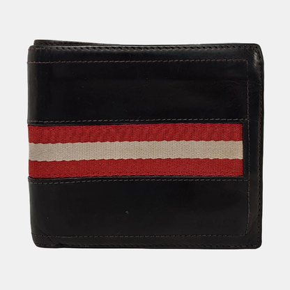BALLY Dark Brown Calf Leather Wallet-(SKU)-951389128