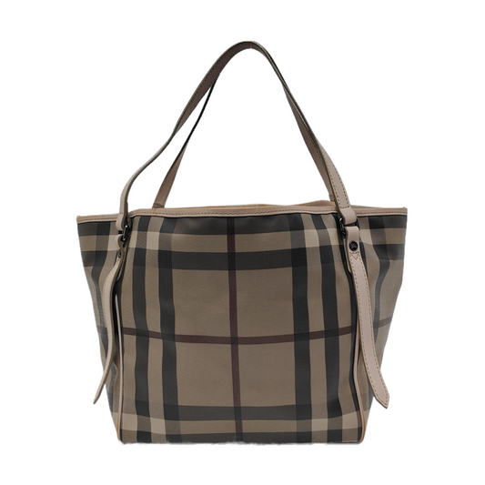 BURBERRY Canterbury Elephant Gray Coated Canvas Single Shoulder Bag Handbag Black hardware Sub-bag-(SKU)-952268685