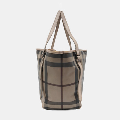 BURBERRY Canterbury Elephant Gray Coated Canvas Single Shoulder Bag Handbag Black hardware Sub-bag-(SKU)-952268685