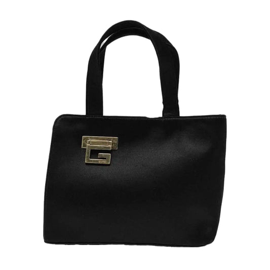 GUCCI Tote bag Black Suede Tote Bag Golden hardware-(SKU)-952448734