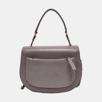 CHANEL COCO CURVE Light Purple Calfskin Quilted Shoulder Bag Tote Crossbody Bag Gold Hardware 24K Clasp-(SKU)-952954213