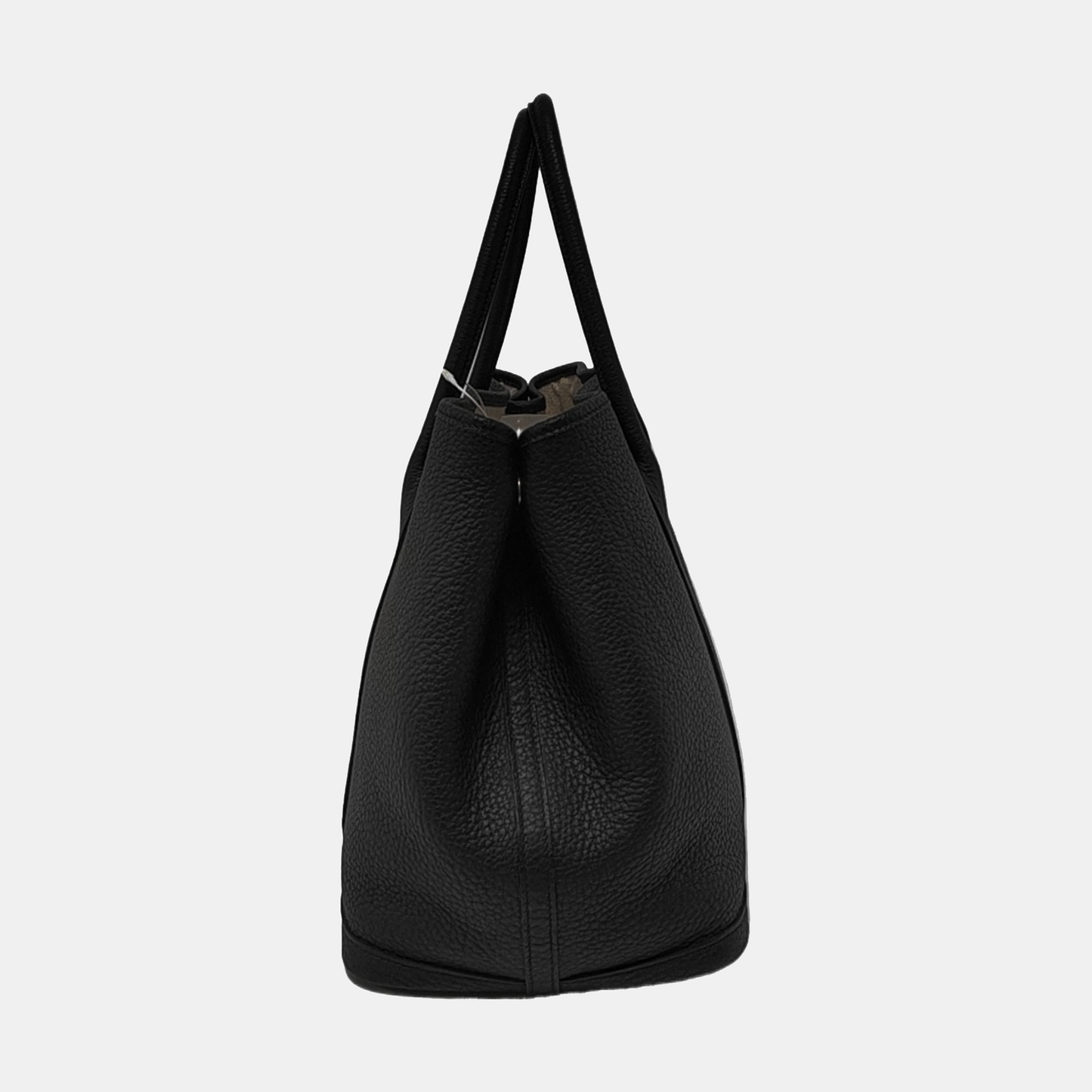 HERMÈS Garden Party 36 Black Negonda Calfskin Garden Bag Handbag Silver Hardware D-(SKU)-951701522