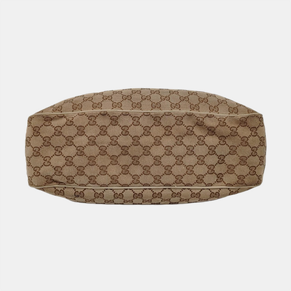 GUCCI Sukey Brown Canvas Monogram Handbag Single Shoulder Bag Golden hardware-(SKU)-953204844