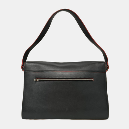 CELINE DIAMOND Multicolor Cowhide Leather Shoulder Bag Silver Hardware Removable shoulder strap-(SKU)-945892879