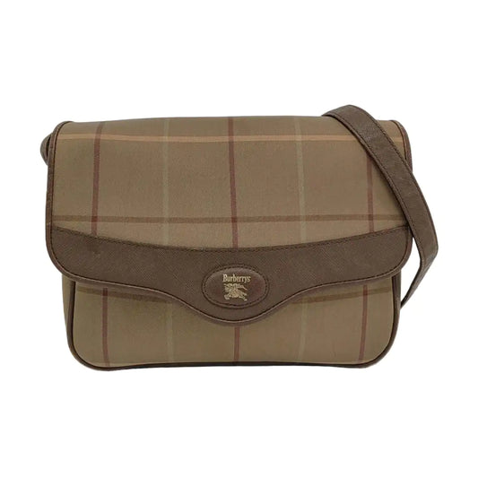 BURBERRY Khaki Canvas Single Shoulder Bag, Crossbody Bag Golden hardware-(SKU)-954359550