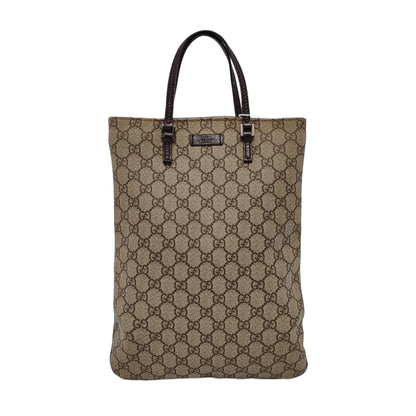 GUCCI Tote bag Ebony Coated Canvas Monogrammed Handbag Black hardware-(SKU)-954704825