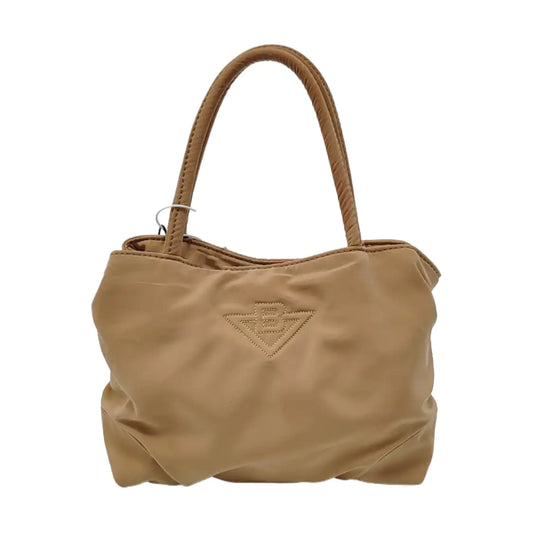 BOTTEGA VENETA Tote bag Khaki Nylon Quilted Handbag Golden hardware-(SKU)-954647778