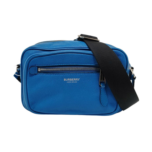 BURBERRY Paddy Blue Cowhide Crossbody Bag Silver Hardware-(SKU)-954608995