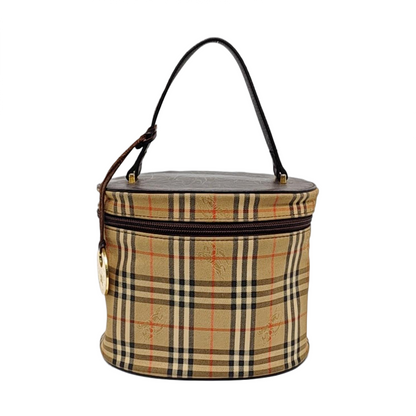 BURBERRY Khaki canvas military horse pattern tote bag Golden hardware-(SKU)-955755761