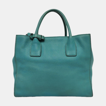 PRADA Twin Blue Cowhide Logo Single Shoulder Bag Handbag Crossbody Bag Ruthenium color hardware Removable shoulder strap-(SKU)-956216125