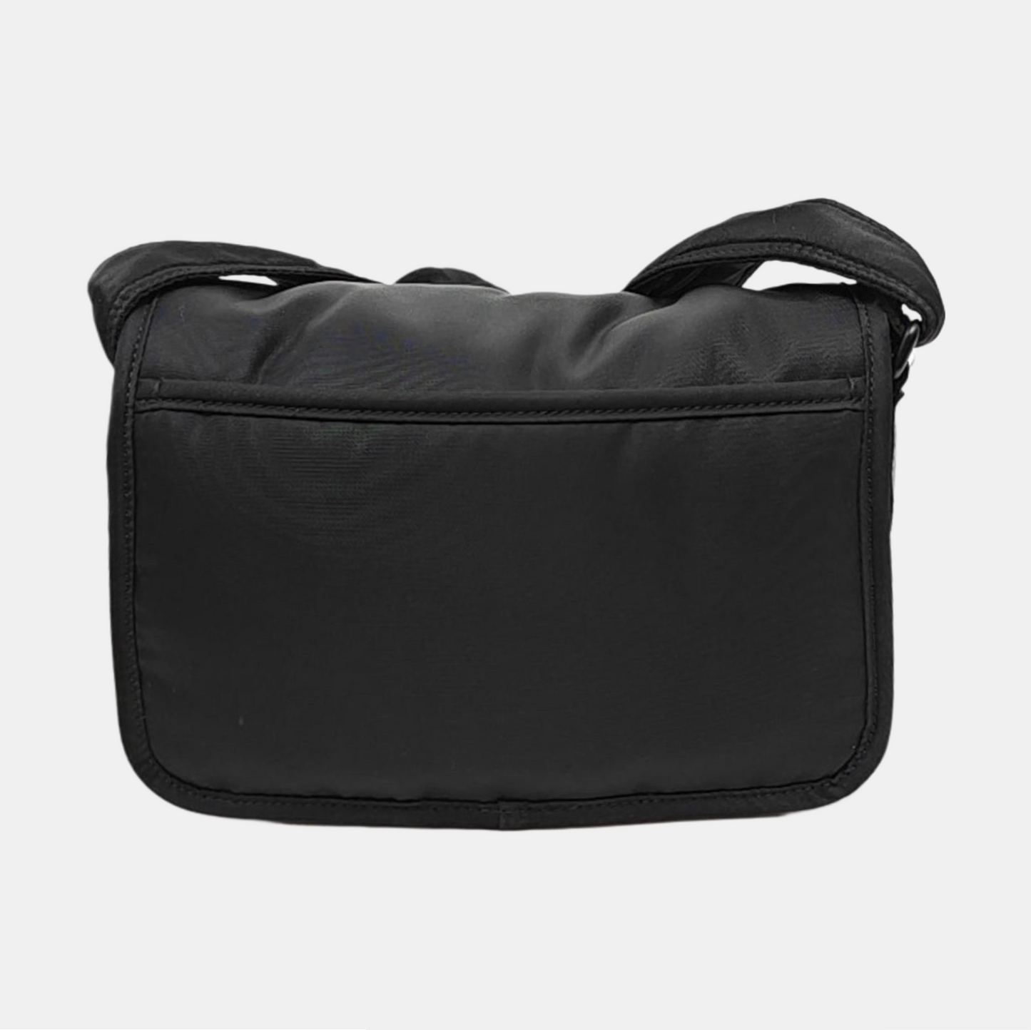 YSL NIKI Small Black Nylon Crossbody Bag with Black Hardware-(SKU)-956526732