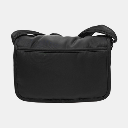 YSL NIKI Small Black Nylon Crossbody Bag with Black Hardware-(SKU)-956526732