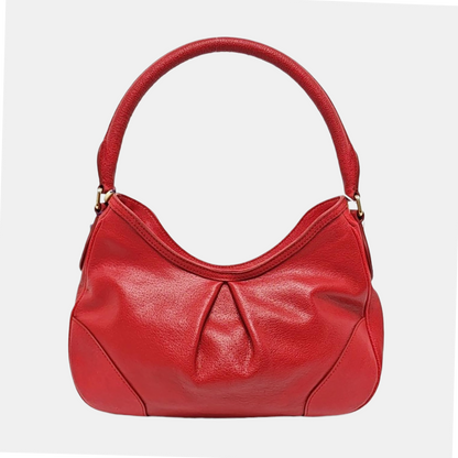 BURBERRY Bartow Medium size Red Cowhide Handbag Shoulder Bag Golden hardware-(SKU)-956884358