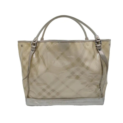BURBERRY Tote bag Silver Special Material Printed Tote Bag Silver Hardware Sub-bag-(SKU)-957140002