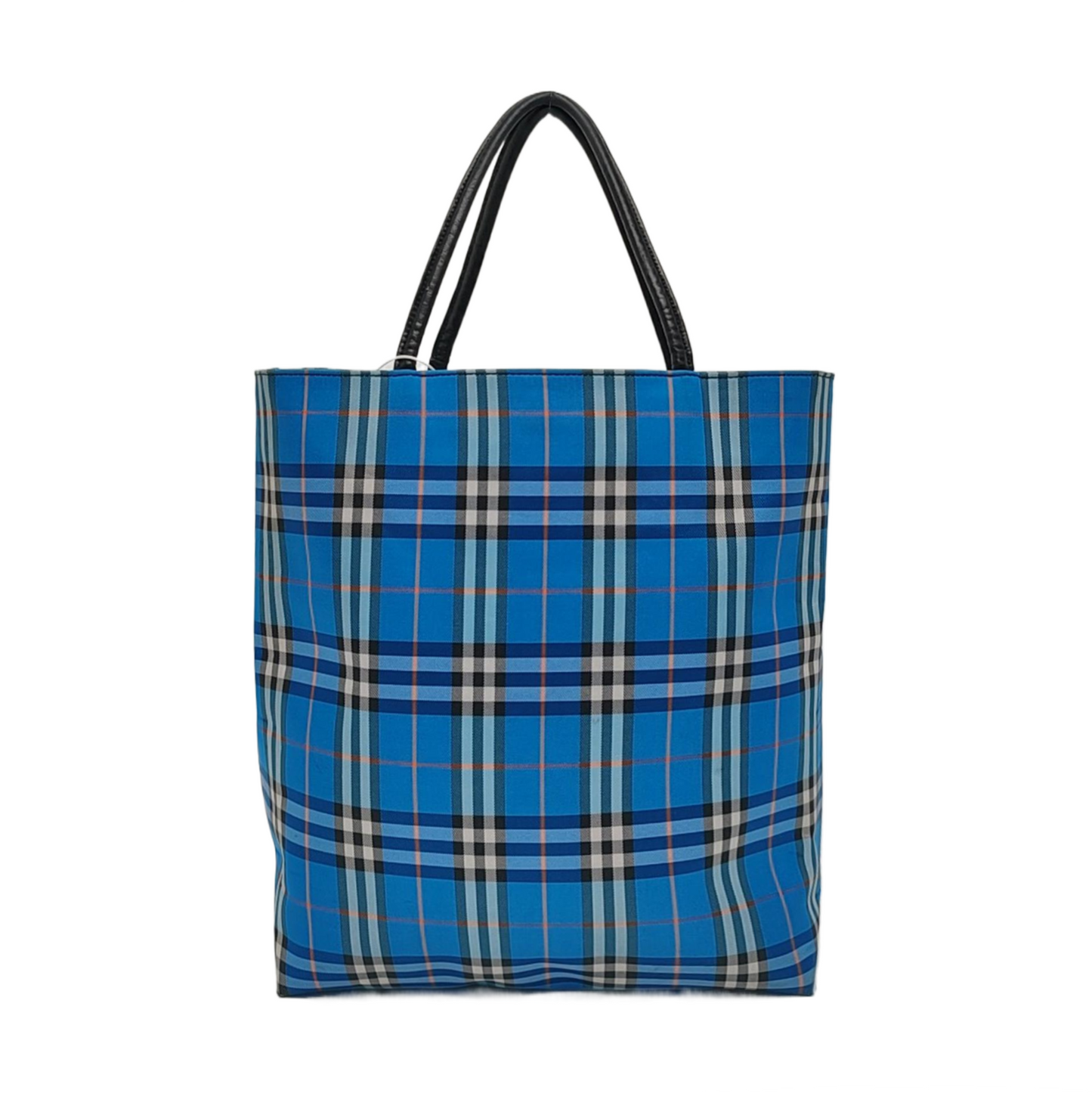 BURBERRY Tote bag Blue Nylon Printed Tote Bag Silver Hardware-(SKU)-957596394